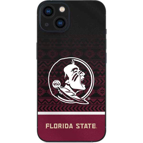 Florida State University Pattern Jersey iPhone 14 Plus Skin